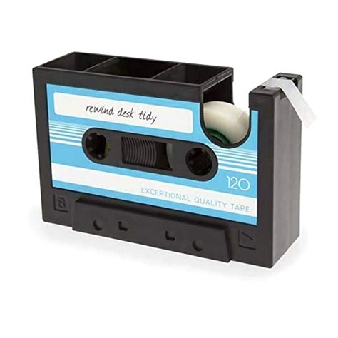 Winyuyby Tape Dispenser Pen Holder, Retro Cassette Tape Dispenser,Retro ...