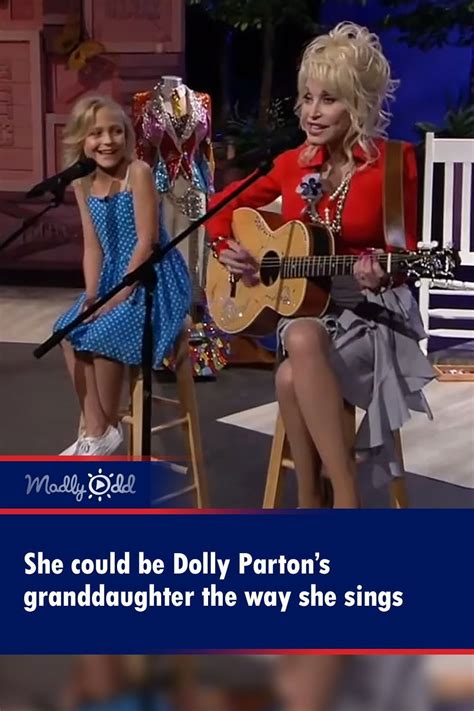 She could be Dolly Parton’s granddaughter the way she sings in 2023 ...