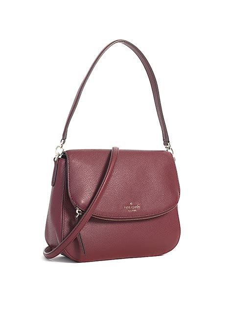 Kate Spade Jackson Medium Flap Shoulder Bag Cherrywood - Averand