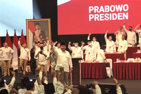 Rapimnas Gerindra Ditetapkan Prabowo Capres 2024