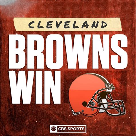 The Cleveland Browns WIN... - Cleveland Browns on CBS Sports