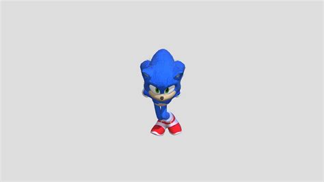 Movie Sonic Run - Download Free 3D model by charliescrunch [4fa2931] - Sketchfab