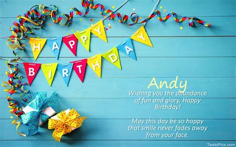 Happy Birthday Andy pictures congratulations.