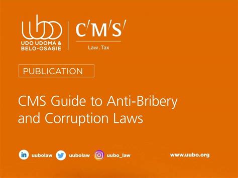 CMS Guide to Anti-Bribery and Corruption Laws (1) - Udo Udoma & Belo-Osagie