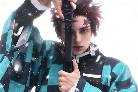 Demon Slayer Kamado Tanjiro Cosplay Sword Anime Kamado Tanjirou Kimetsu no Yaiba Halloween ...