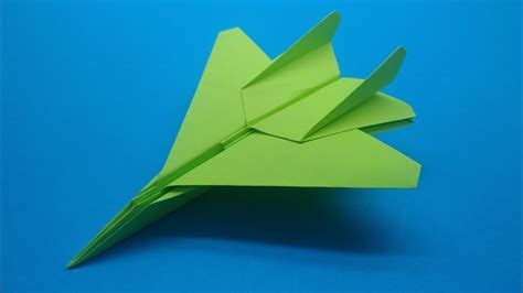 F-15 Eagle Origami airplane. How to make a paper airplane that flies far.