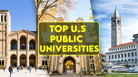 Top 25 Best Public Universities in USA - YouTube