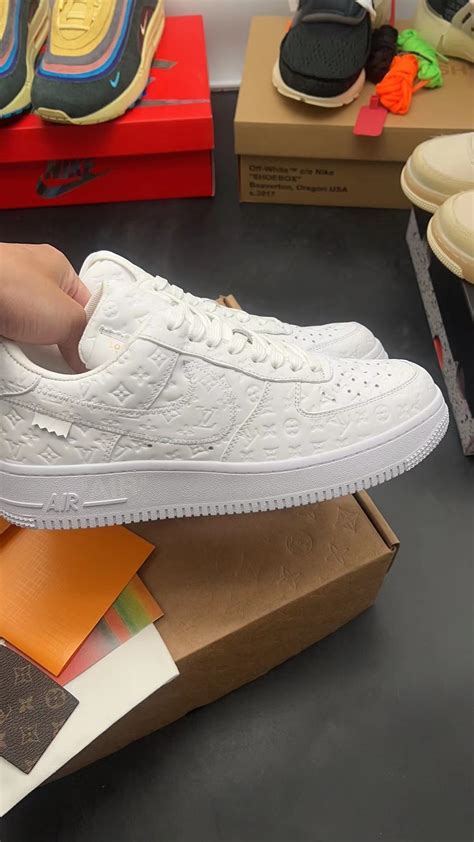 QC louis vuitton AF1 white : r/Repsneakers