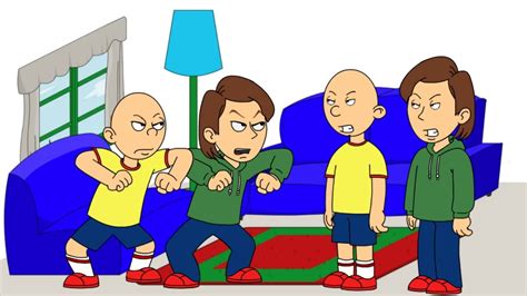 Ugly Boris and Ugly Caillou meets Boris and Caillou - YouTube