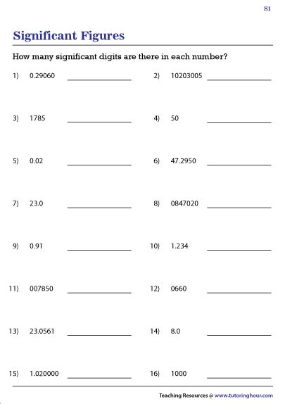 Calculations Using Significant Figures Worksheet – Ame.my.id