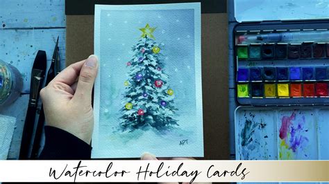 Watercolor Christmas Tree - Easy Watercolor Techniques | Alifya P. Tarwala | Skillshare