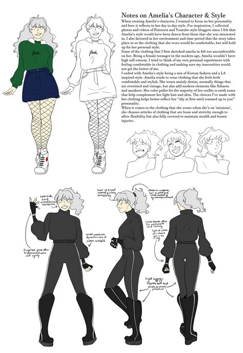 Amelia Original Character Sheet/Design on Behance