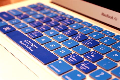 Cool Blue Excel Keyboard Cover • KeyCuts