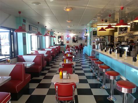 Contact Deluxe Diner | Diner aesthetic, Diner decor, 50s diner