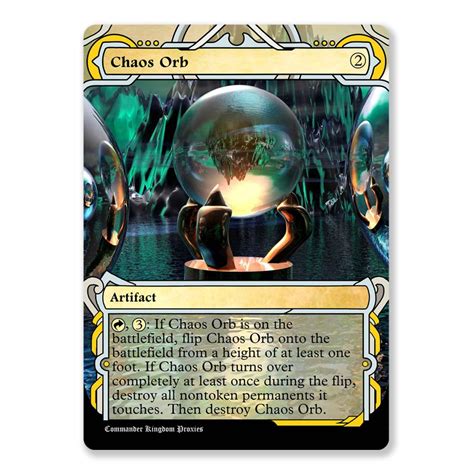 Chaos Orb | Mystical Archives Custom MTG Proxy Card - Print MTG