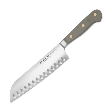 Wusthof Classic Santoku Knife - 7" Velvet Oyster - Hollow Edge – Cutlery and More