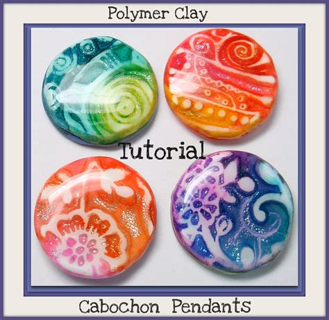 Tutorial How to Create Polymer Clay Cabochon Pendants PDF