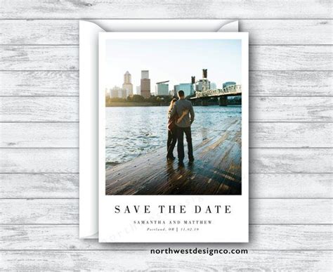 Photo Save the Date Announcement Photo Card Save our Date | Etsy | Photo cards, Save the date ...