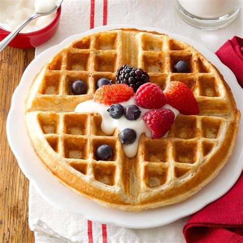 Family-Favorite Oatmeal Waffles Recipe | Taste of Home