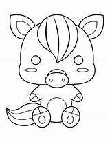Printable Kawaii Horse Coloring Page sketch template