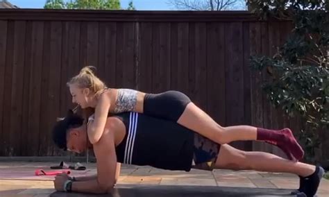 Work Out at Home With Patrick Mahomes & His Girlfriend, Brittany