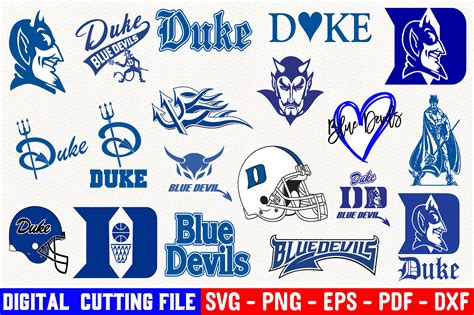 Duke Blue Devils Svg NCAA Basketball Svg Bundles Cricut - Etsy