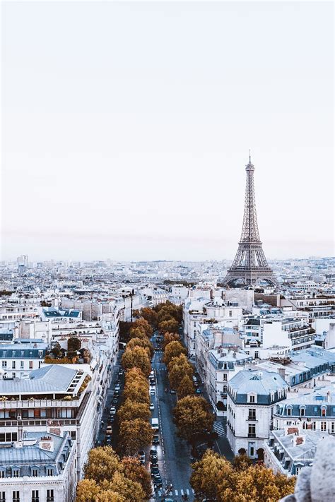 HD wallpaper: paris, eiffel, france, architecture, street, view, tower ...