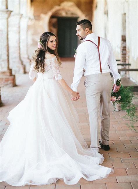 A Gorgeous tulle and lace wedding gown – Inspired By This #whiteweddingcakes | Wedding dresses ...