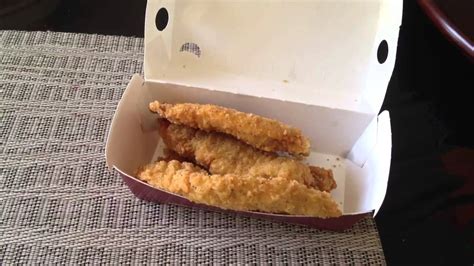 Jack In The Box Crispy Chicken Strips Review - YouTube