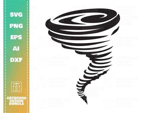 Tornado Clipart SVG Tornado Silhouette Tornado Png - Etsy Canada