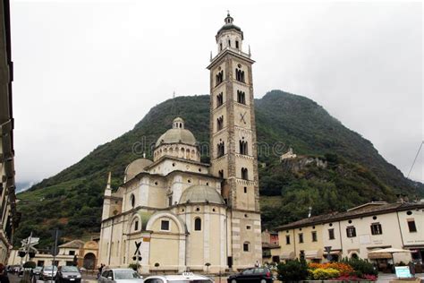 Tirano basilica editorial image. Image of mountains, square - 89251115