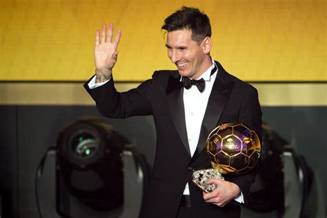 Lionel Messi Beats Cristiano Ronaldo and Neymar to Win FIFA Ballon d'Or ...