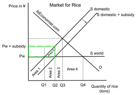 Subsidy Graph Deadweight Loss