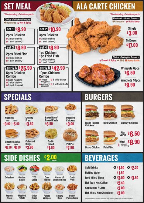 Kentucky Fried Chicken Sides Menu