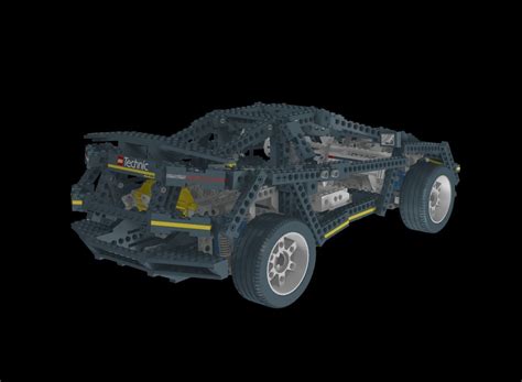 LEGO TECHNIC SUPER CAR 8880 3D model | CGTrader