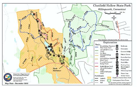 Chatfield Hollow State Park map - killingworth ct • mappery