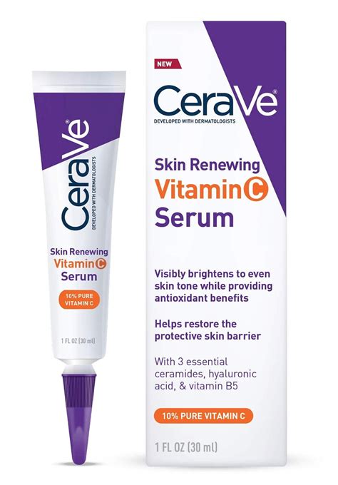 CeraVe Vitamin C Serum with Hyaluronic Acid | Skin Brightening Serum ...