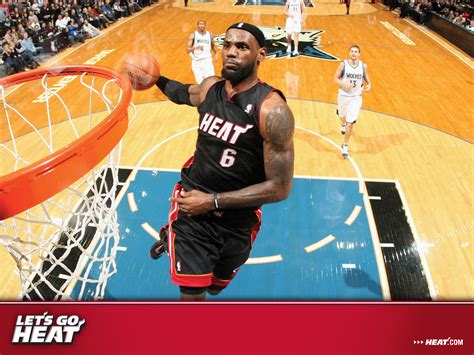 NBA Miami Heat LeBron James Slam Dunk 1600x1200 DESKTOP NBA / Miami Heat