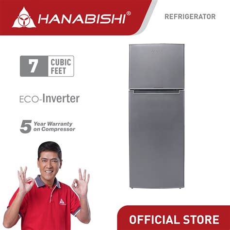 Hanabishi Doubled Door Inverter Refrigerator HADDREF70DCINV | Lazada PH