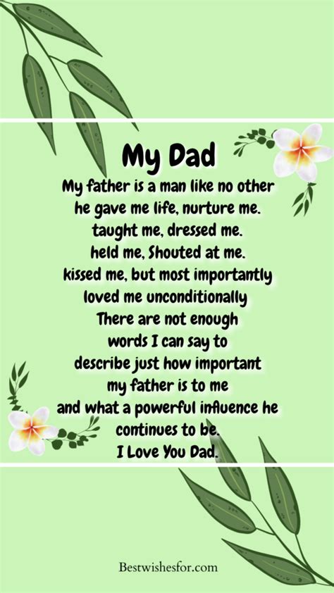 Father’s Day 2022 Poems | Fathers Day Poem | Best Wishes