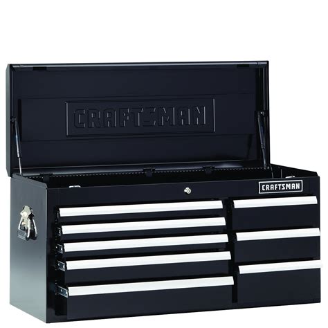 Craftsman 40-Inch 8-Drawer Premium Heavy Duty Top Chest - Black | Shop ...