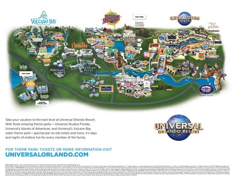 Universal Studios Orlando Map - Map Of The United States