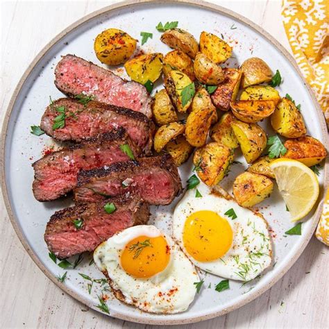 Best-Ever Steak & Eggs | Recipe in 2020 | Meals, Steak dinner recipes, Recipes