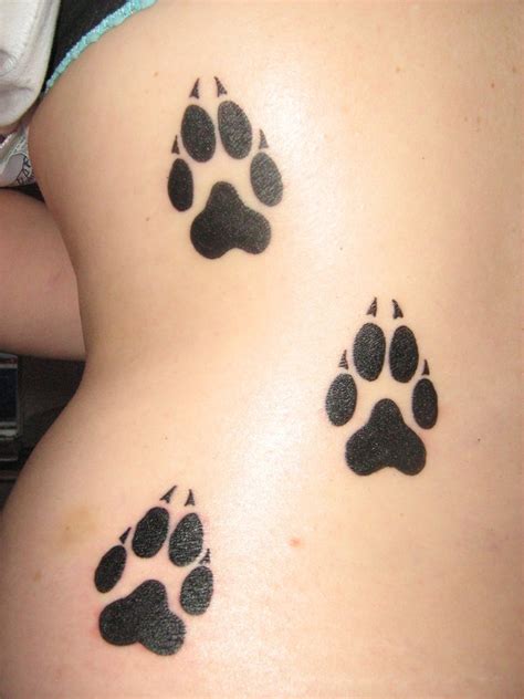 Dog Paw Print Tattoos Designs, Ideas and Meaning | Tattoos For You