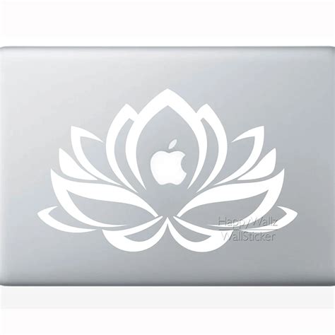 Aliexpress.com : Buy Flower Computer Decal Flower Mac Sticker Inspirational Lotus Flower ...