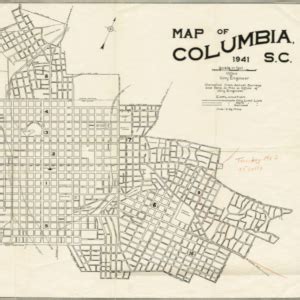 Maps of Columbia and Richland County – South Carolina Digital Library