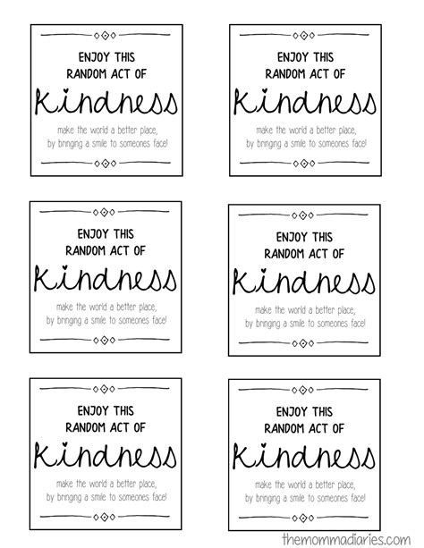 25 Days of Random Acts of Kindness + FREE Printables! | Act of kindness quotes, Random acts of ...