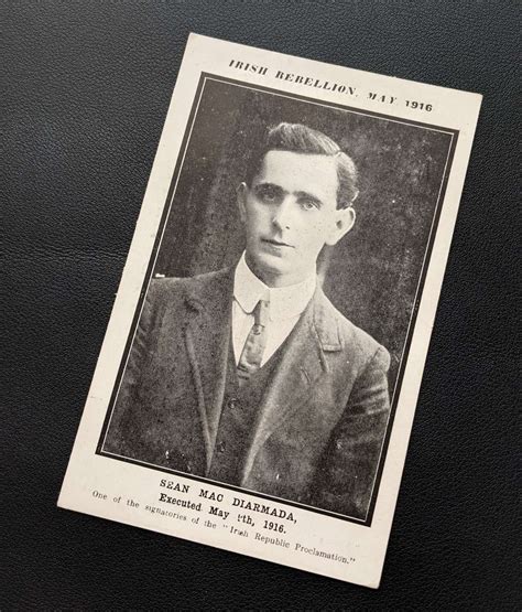 Irish Rebellion Leaders Postcard Series "Sean Mac Diarmada"