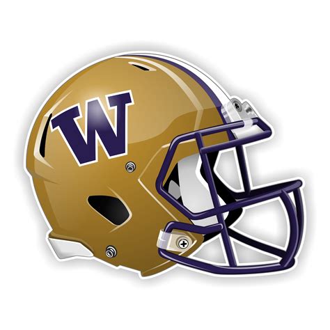 Washington Huskies Football Helmet Precision Cut Decal / Sticker