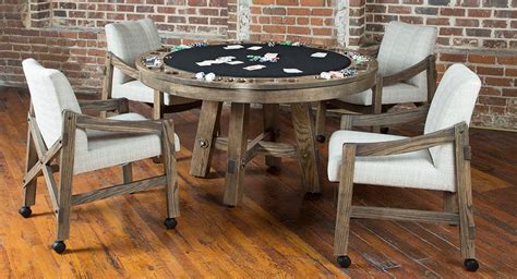 Loft Reversible Top Game Table | California House | Game table and chairs, Poker table, Table games